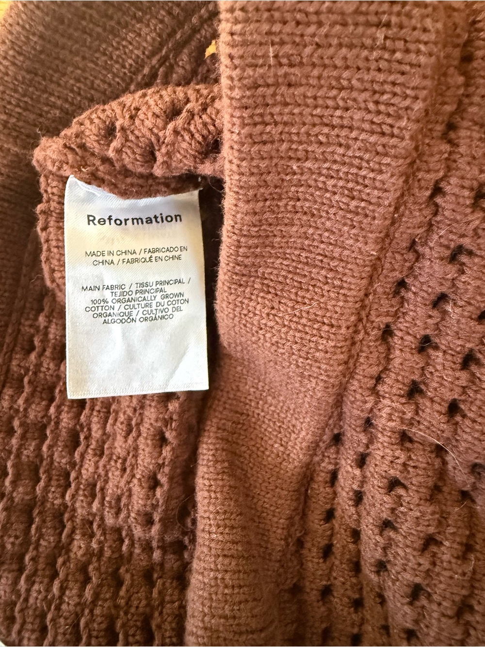 Reformation Lieta Open Knit Two Piece Set - Picture 6 of 6